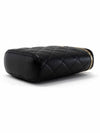 Classic chain cosmetic mini bag caviar black champagne gold AP2195 - CHANEL - BALAAN 10