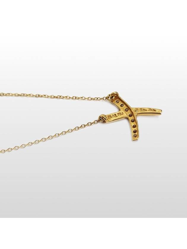 Tiffany Kiss diamond pendant Paloma Graffiti 18K gold necklace - TIFFANY & CO. - BALAAN 6