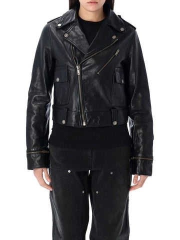 Golden Goose Nevada Leather Biker Jacket - GOLDEN GOOSE - BALAAN 1