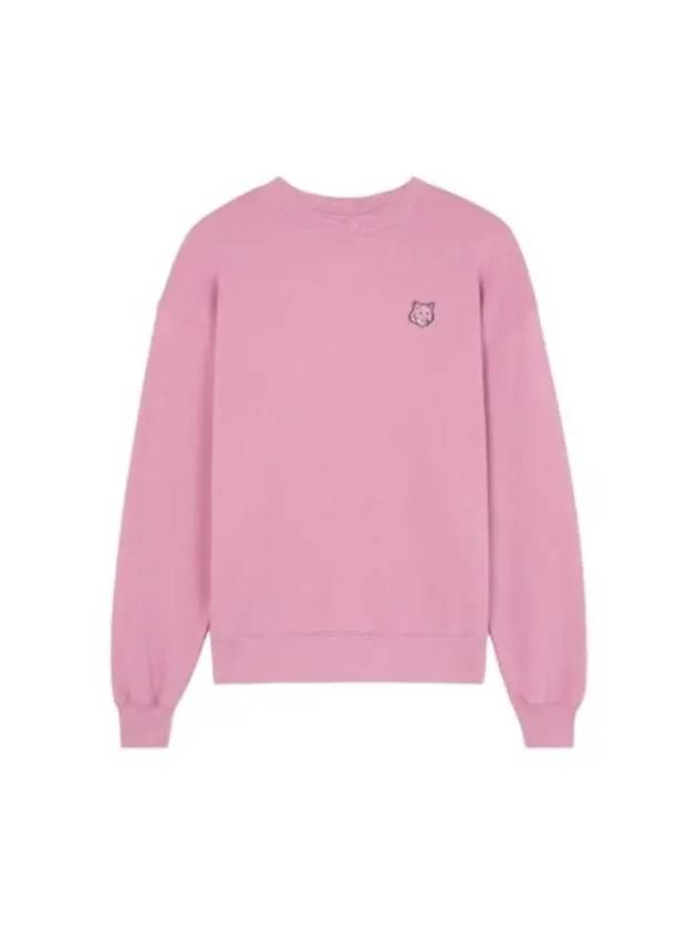 Bold Fox Head Patch Comfort Sweatshirt Pink - MAISON KITSUNE - BALAAN 2