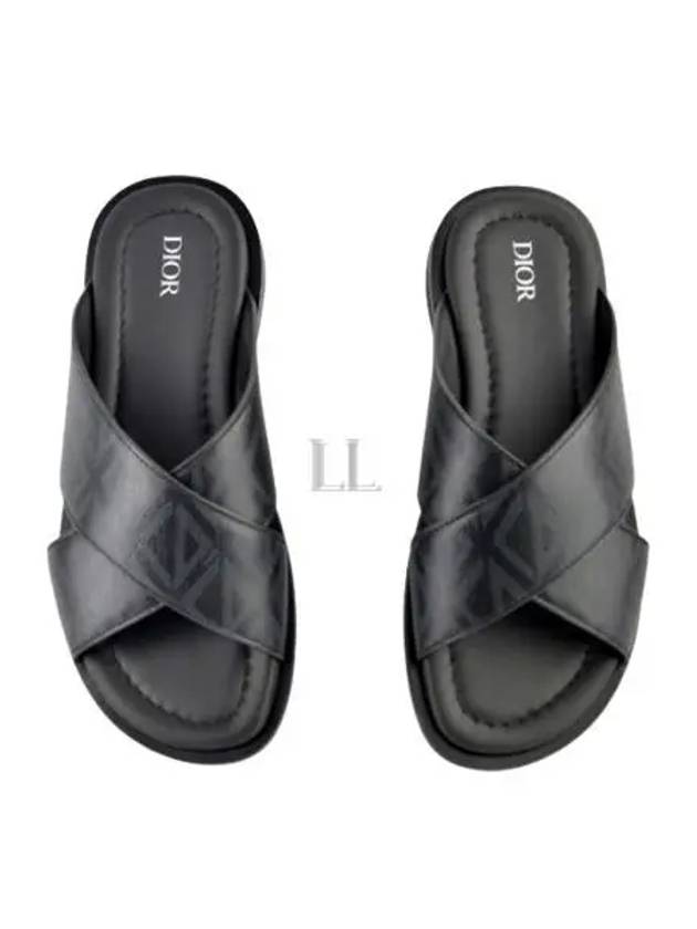 CD Diamond Alias Slipper Black - DIOR - BALAAN 2