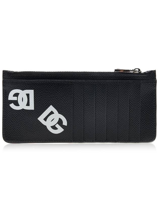 Logo Print Card Wallet Black - DOLCE&GABBANA - BALAAN 4