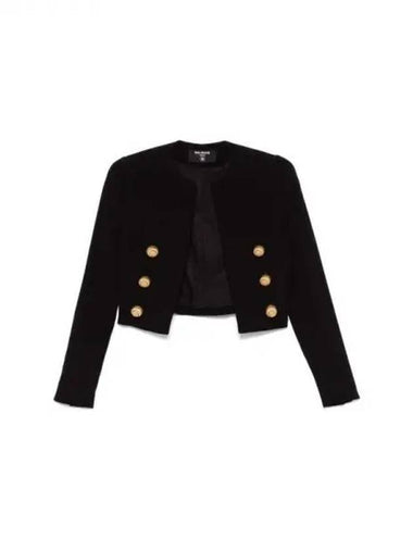 button detail cropped jacket - BALMAIN - BALAAN 1