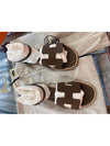 Santorini Sandals Etoupe - HERMES - BALAAN 2