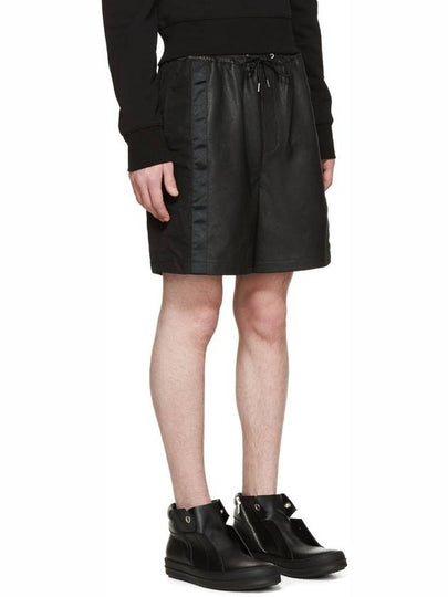 MCQ BY Drawstring Leather Shorts - ALEXANDER MCQUEEN - BALAAN 2