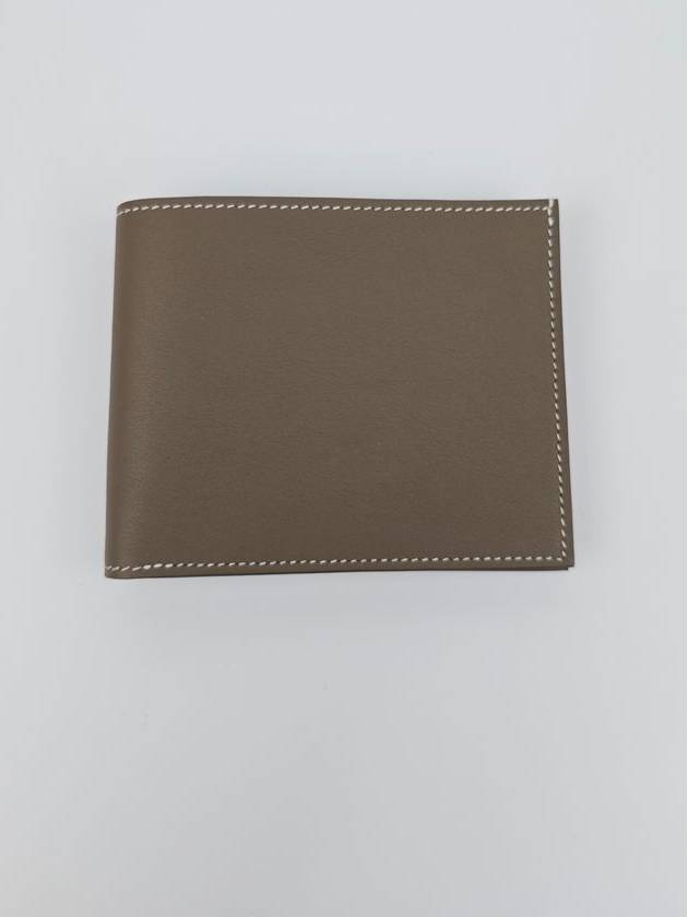 Citizen Twill Compact Card Wallet Brown - HERMES - BALAAN 8