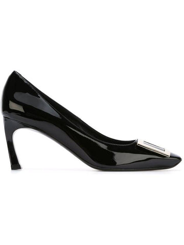 Trumpet Metal Buckle Pumps Black - ROGER VIVIER - BALAAN 1