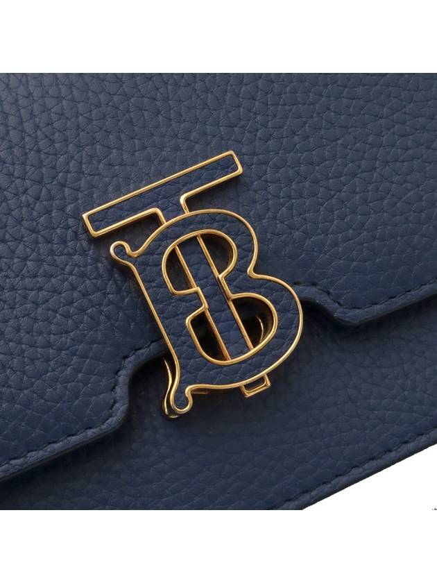 Blue Leather Grainy Mini TB Cross Bag 8063125 - BURBERRY - BALAAN 6