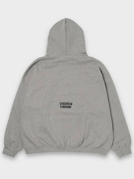 LOGO HOODIE GRAY - STOCKHOLM SYNDROME - BALAAN 2