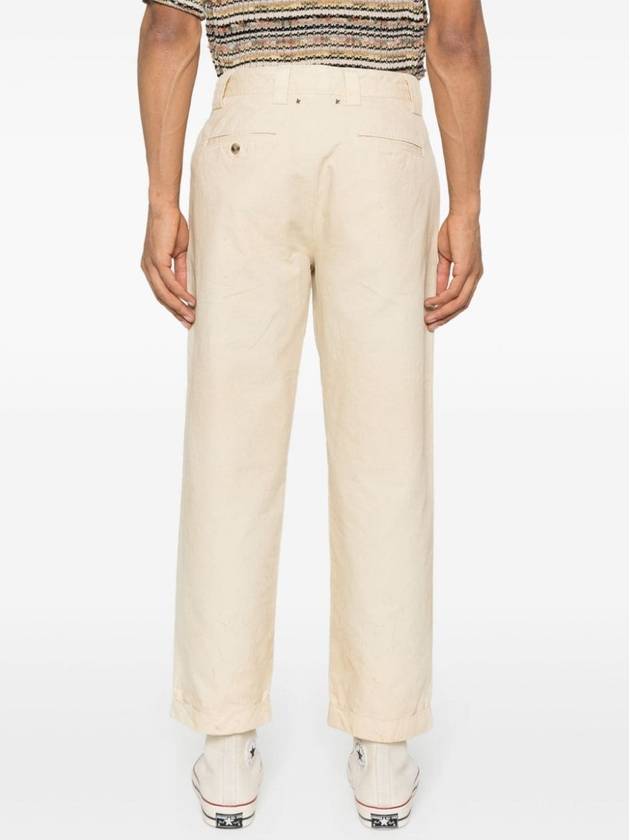 Straight Pants GMP01190P001483 15103 ECRU - GOLDEN GOOSE - BALAAN 5