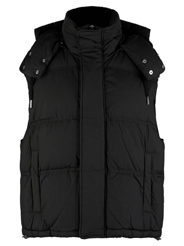 Alexandre Mattiussi Technical Canvas Padded Vest Black - AMI - BALAAN 2