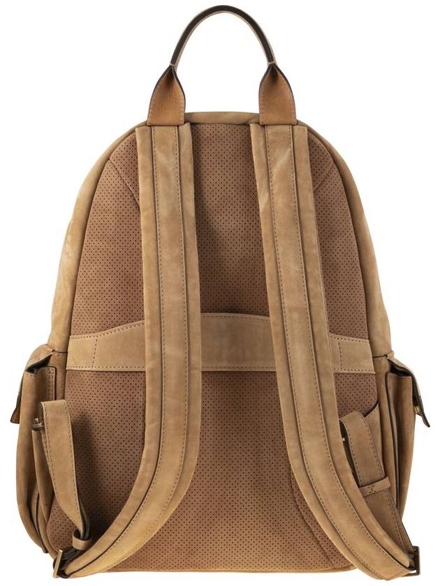 Suede backpack - BRUNELLO CUCINELLI - BALAAN 2