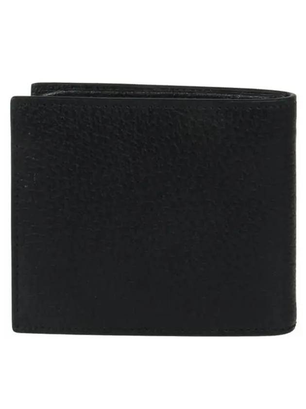 GG Marmont Leather Bi Fold Wallet Black Gold - GUCCI - BALAAN 5