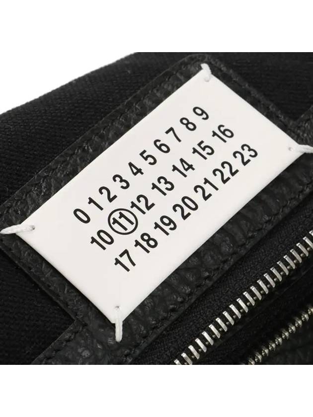 5AC Logo Patch Mini Tote Bag Black - MAISON MARGIELA - BALAAN 6