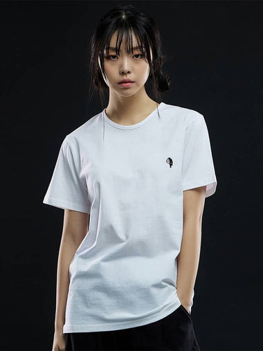 Basic Marshmallow Short Sleeve T-Shirt White - LMN3011 - BALAAN 1