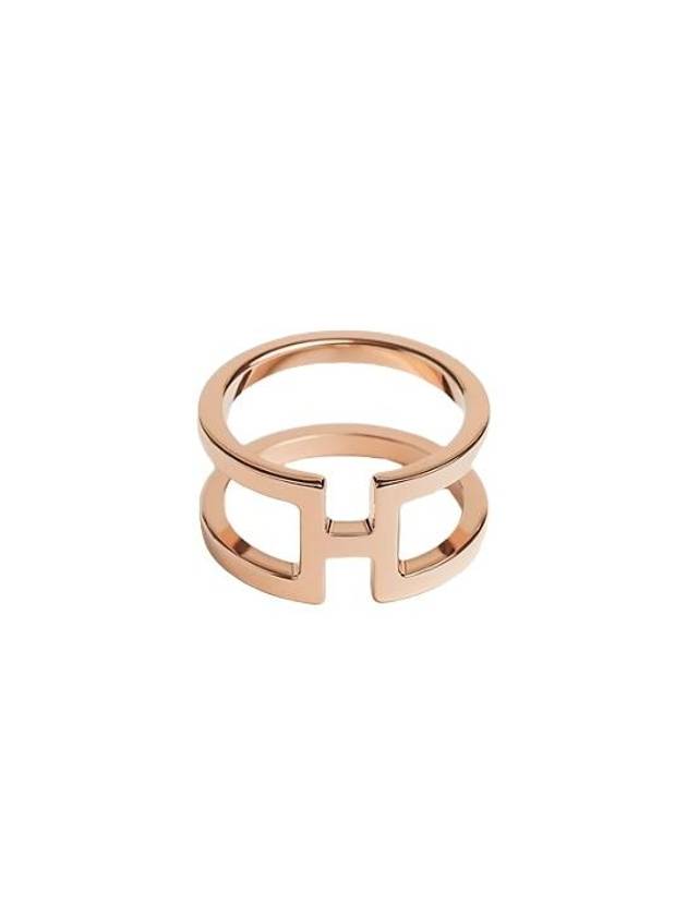 H en Rond Scarf 90 Ring Rose Gold H602199S 00 - HERMES - BALAAN 1