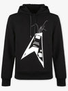 Men's World Tour Guitar Black Hoodie - NEIL BARRETT - BALAAN 3