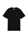 Logo Patch Short Sleeve T-Shirt Black - CP COMPANY - BALAAN 4