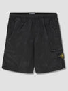 Nylon Metal Bermuda Wappen Short Pants Black Ice 7615L1721 - STONE ISLAND - BALAAN 1