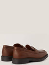 Travis Penny Leather Loafers Brown - LORO PIANA - BALAAN 5