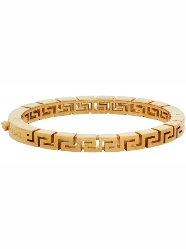 Greca Greca Line Medusa Head Greek Key Pattern Bangle Bracelet - VERSACE - BALAAN 2