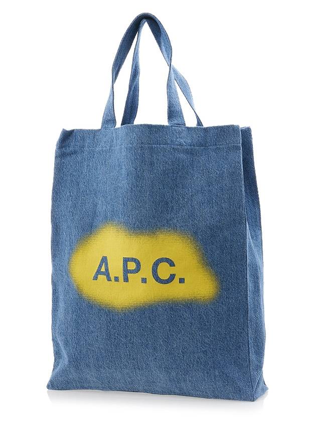 Lou Spray Tote Bag Blue - A.P.C. - BALAAN 3