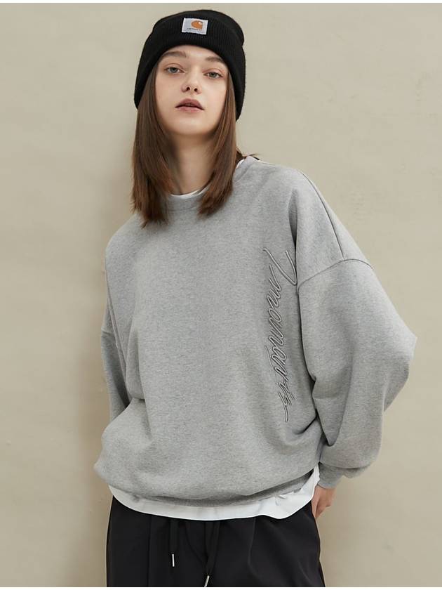 French Terry Sweatshirt Melange - MANAVIS7 - BALAAN 2