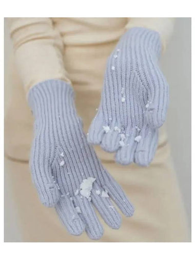 FINGER HOLE GLOVES STORM BLUE - BENSIMON - BALAAN 1