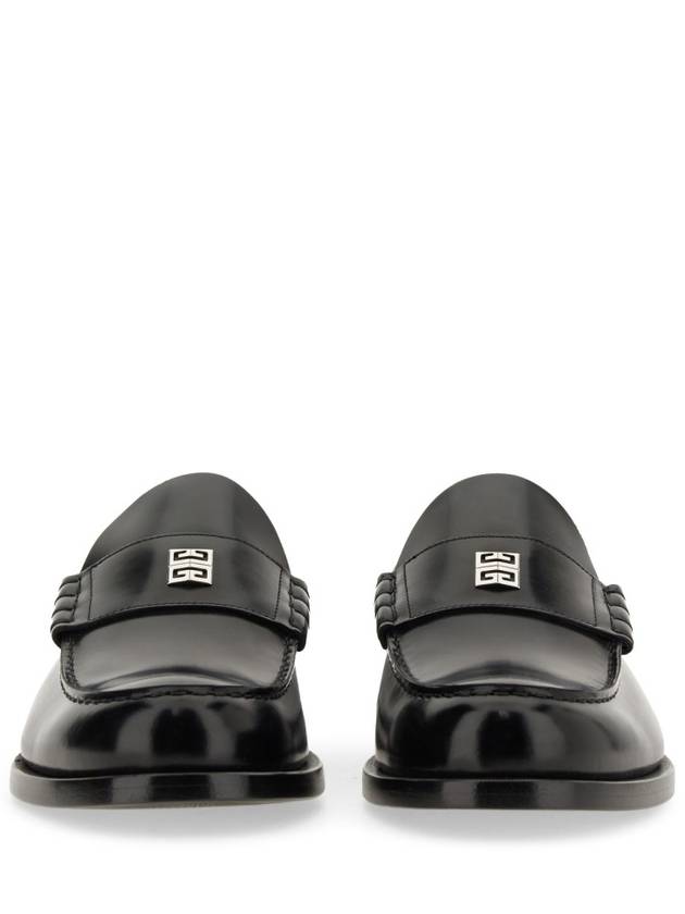 Mr G Mocassin Leather Loafers Black - GIVENCHY - BALAAN 5