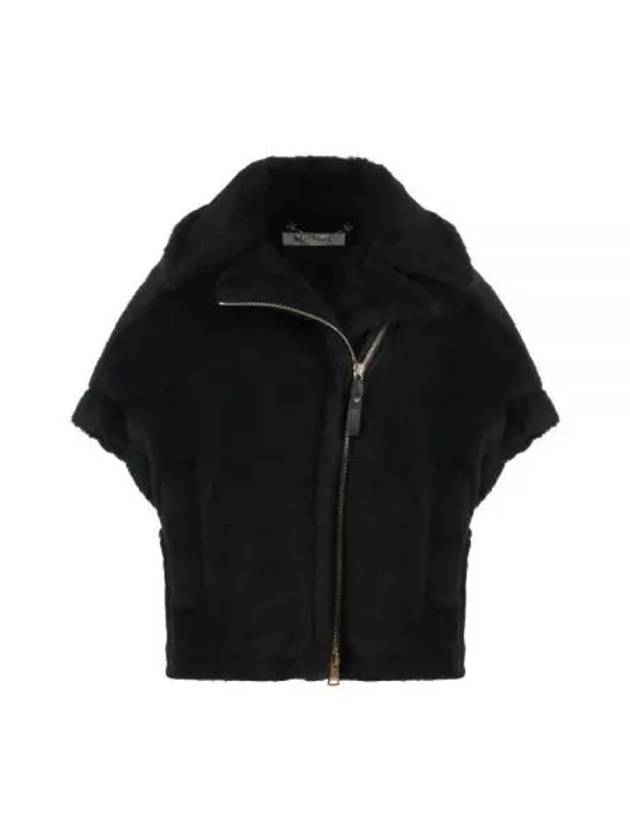 Newmanto 1 Teddy Cape Black - MAX MARA - BALAAN 2