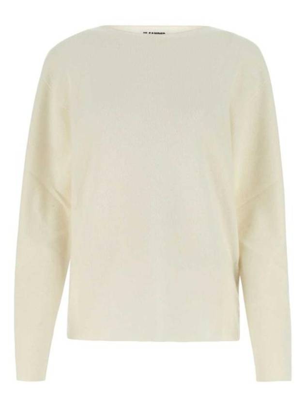 Women's Long Sleeve Knit Top White - JIL SANDER - BALAAN 2