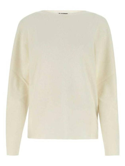 Women's Long Sleeve Knit Top White - JIL SANDER - BALAAN 2