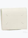 Stitch Logo Compact Bifold Half Wallet White - MAISON MARGIELA - BALAAN 2