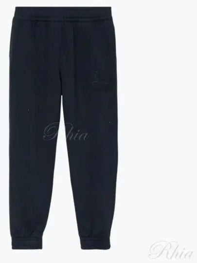 Sports Cotton Jersey Track Pants Navy - BURBERRY - BALAAN 2