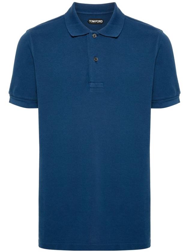 Tom Ford T-shirts and Polos Blue - TOM FORD - BALAAN 1