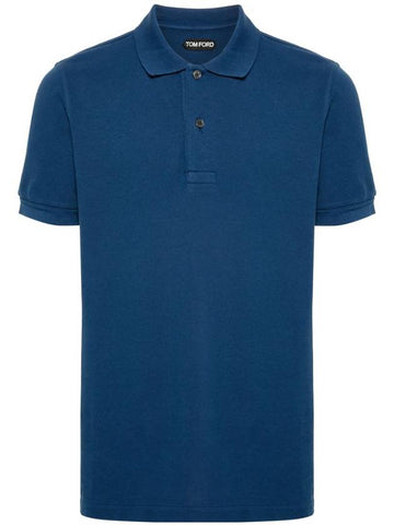 Tom Ford T-shirts and Polos Blue - TOM FORD - BALAAN 1