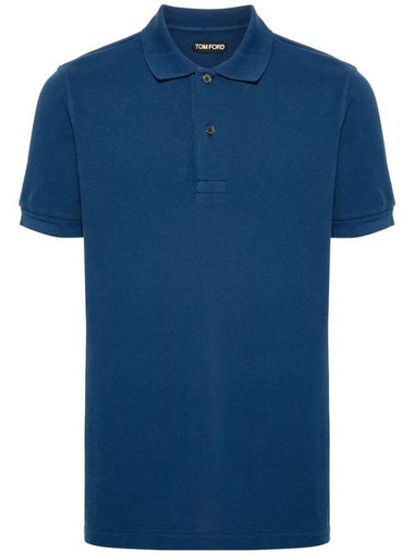 Tom Ford T-shirts and Polos Blue - TOM FORD - BALAAN 1