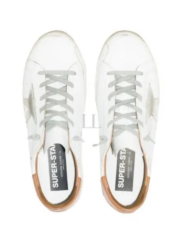 Brown Tab Superstar Classic Low Top Sneakers White - GOLDEN GOOSE - BALAAN 2