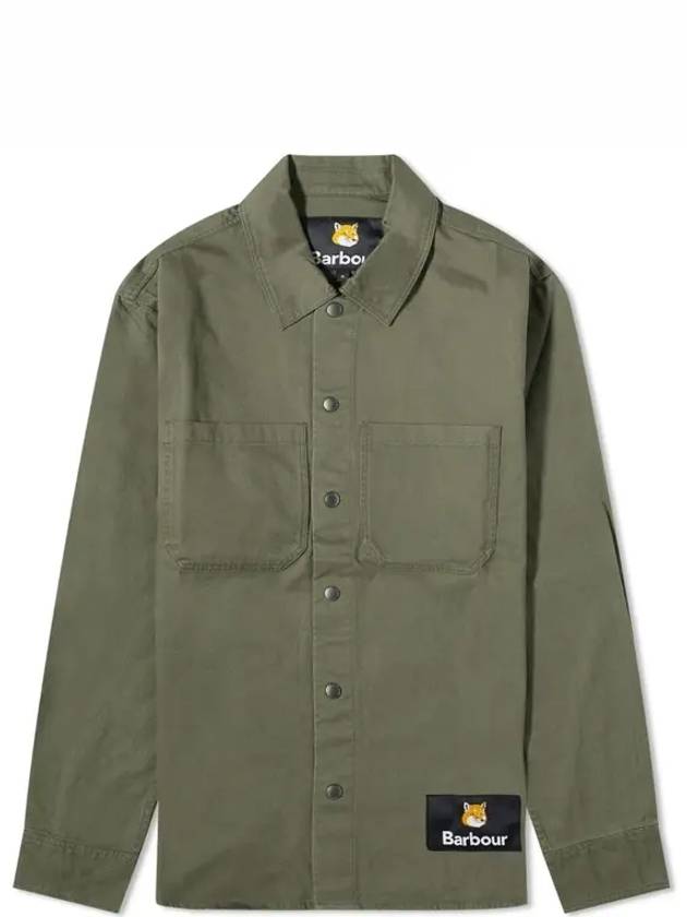 Relaxed Uniform Over Long Sleeve Shirt Green - BARBOUR - BALAAN 2