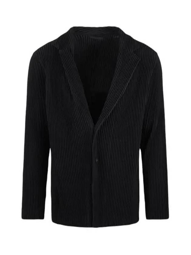 Single-Breasted Blazer Jacket Black - ISSEY MIYAKE - BALAAN 2