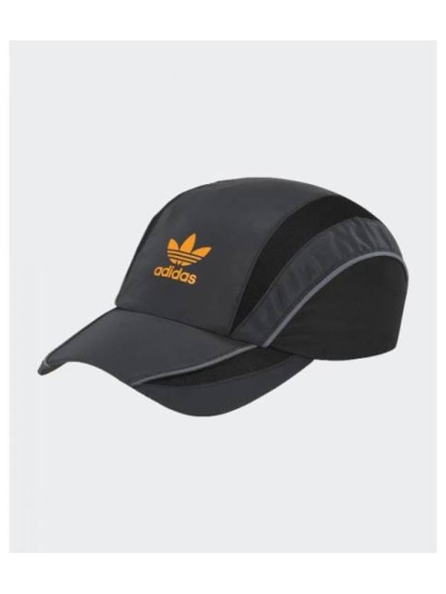 Road Logo Print Ball Cap Black - ADIDAS - BALAAN 2