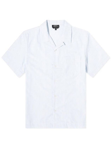 Lloyd Short Sleeve Shirt White - A.P.C. - BALAAN 1