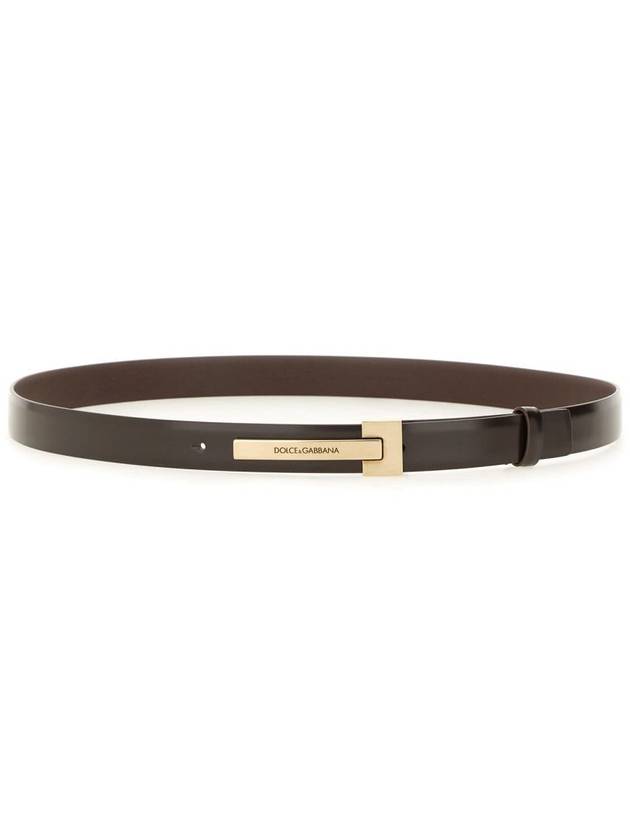 Dolce & Gabbana Belt With Logo - DOLCE&GABBANA - BALAAN 1