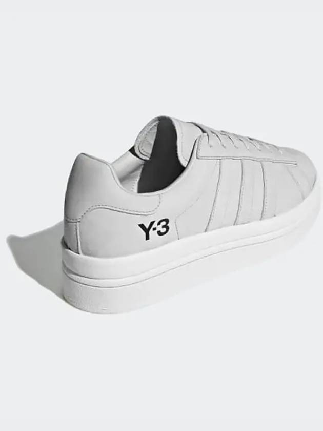 Hicho Leather Low Top Sneakers Grey - Y-3 - BALAAN 6