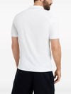 Embroidered Logo Cotton Short Sleeve Polo Shirt White - BRUNELLO CUCINELLI - BALAAN 6