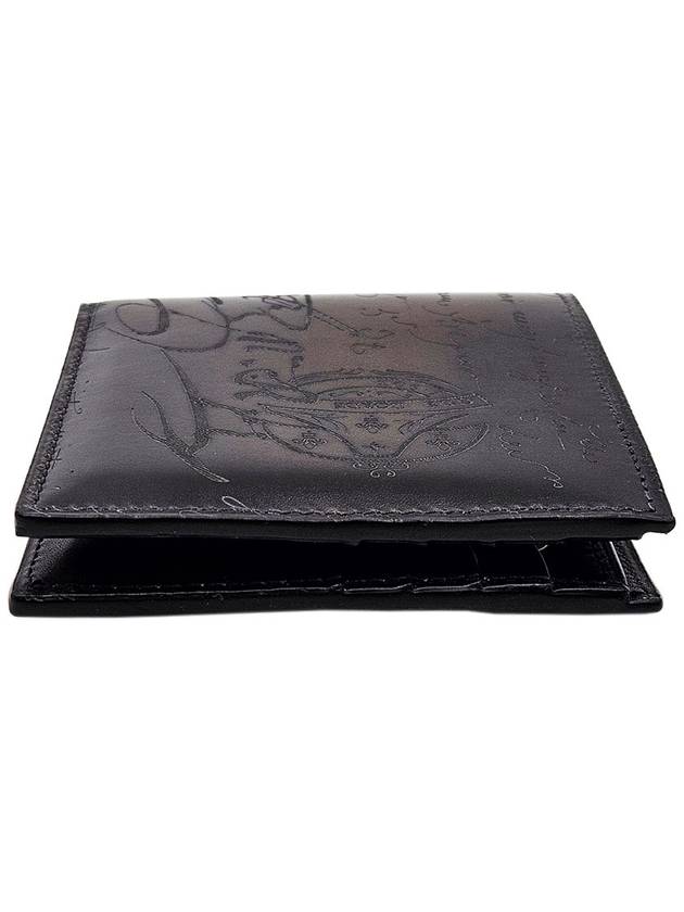 Berluti Nero Grigio Macore Scritto leather wallet - BERLUTI - BALAAN 6