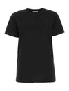 Aby Logo Short Sleeve T-Shirt Black - ISABEL MARANT - BALAAN 3