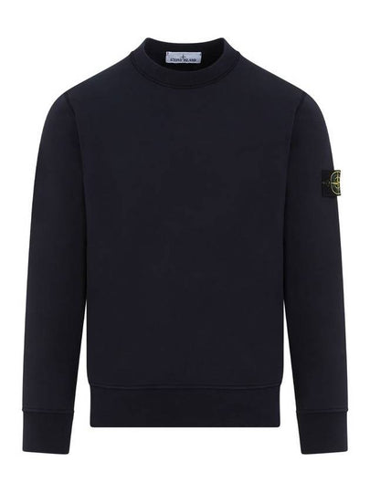 6100044 Organic Cotton Fleece Sweatshirt Navy - STONE ISLAND - BALAAN 2