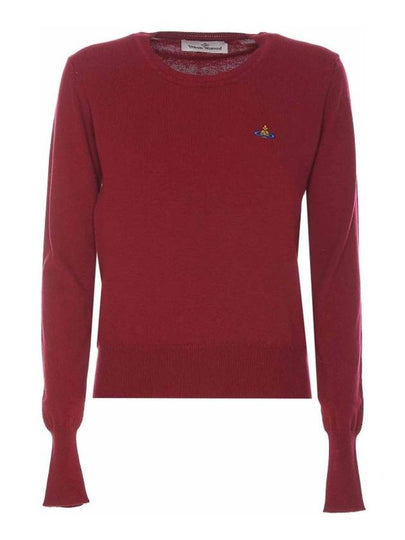 ORB Logo Knit Top Red - VIVIENNE WESTWOOD - BALAAN 2