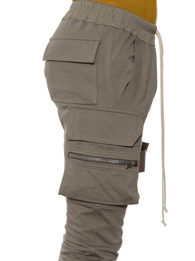 Mastodon Cargo Cotton Track Pants Dust Grey - RICK OWENS - BALAAN 6